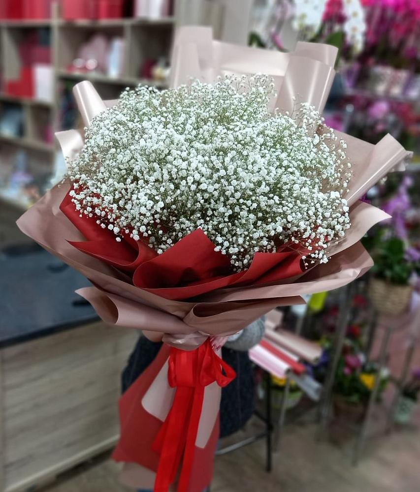 Букет Белые хлопья в Нижней Салде Букет цветов из: Гипсофила в Нижней Салде