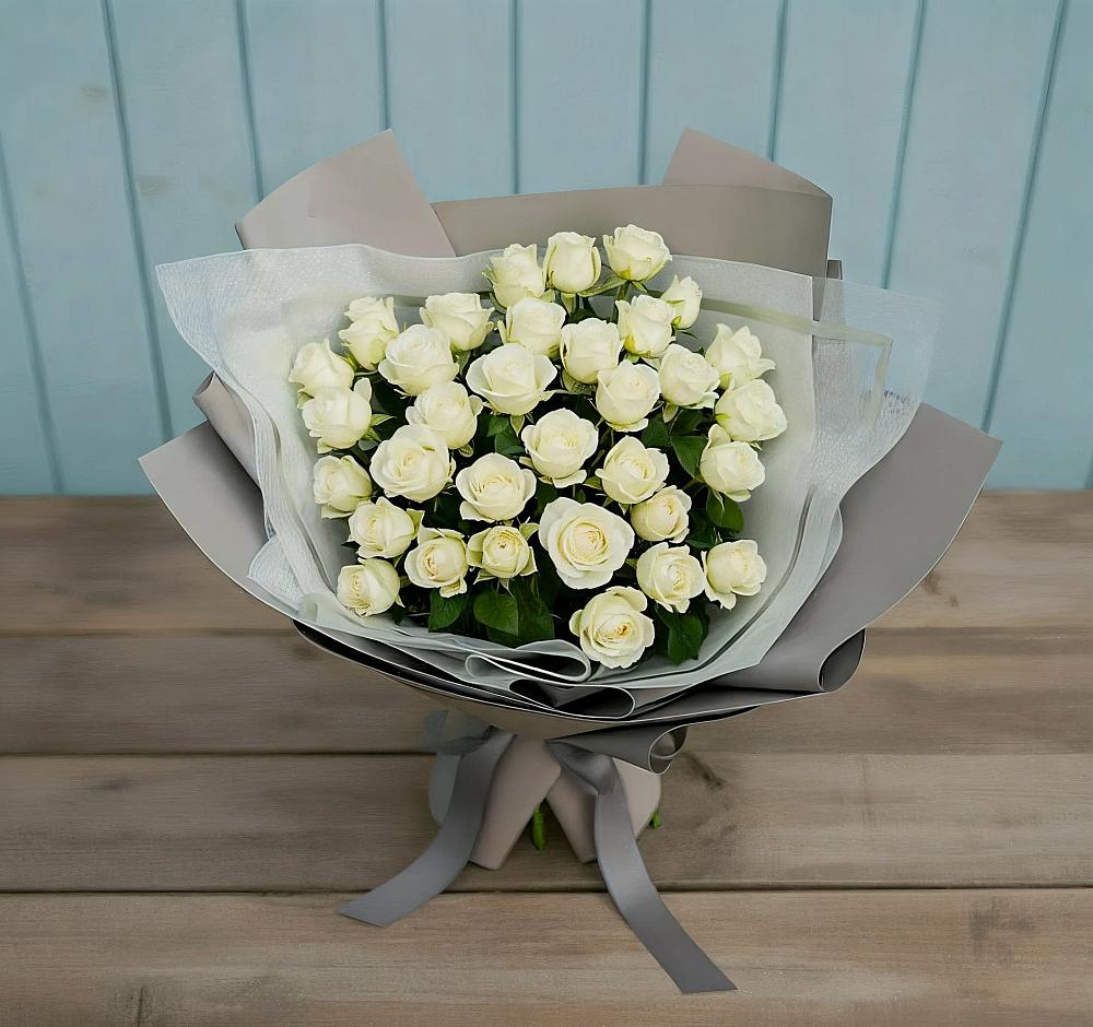 Букет Белоснежная нежность в Нижней Салде
