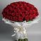Букет 101 Красная роза Блэк Мэджик в Нижней Салде