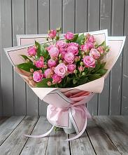 Букет Розовый кустик в Нижней Салде