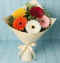 Букет цветов из:  Герберы в Нижней Салде