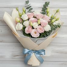 Букет цветов из:  Лизиантусы #REPLACE_PRED# Нижней Салде