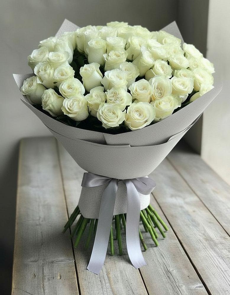 Букет 35 Белых роз в Нижней Салде