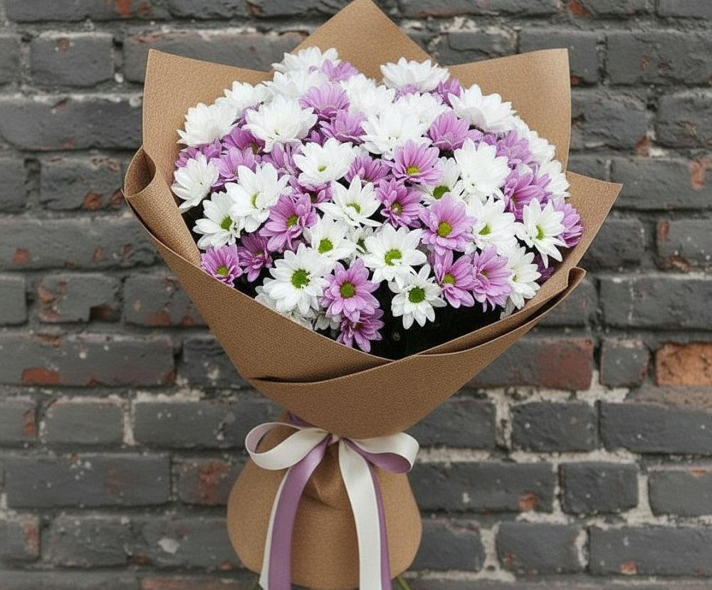 Букет цветов из: Хризантемы в Нижней Салде