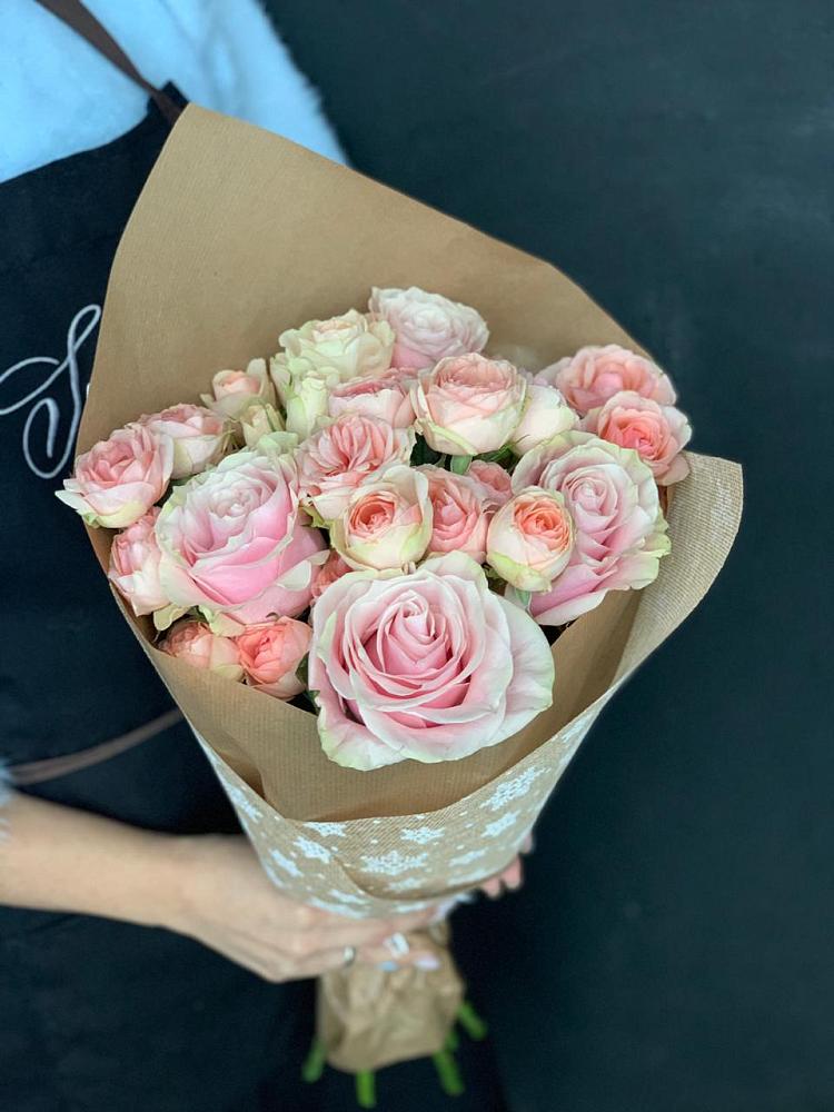 Букет цветов из: Хризантемы и Розы в Нижней Салде