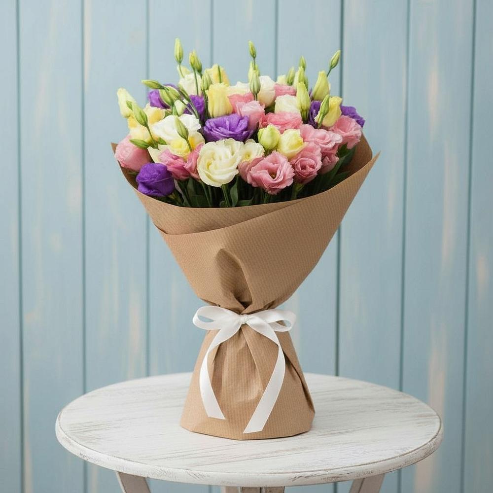 Букет цветов из: Лизиантусы в Нижней Салде