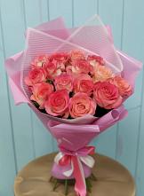 Букет 15 Розовых роз Равель #REPLACE_PRED# Нижней Салде