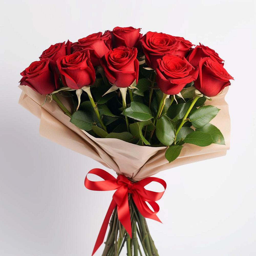 Букет 11 Красных роз Эдлесс Лав в Нижней Салде
